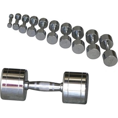 FitnessLine Sada jednoručních činek 1-10 kg - 10 párů, stoupání po 1 kg