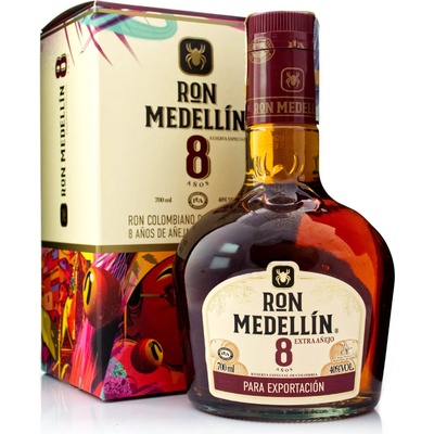 Ron Medellin Extra Añejo 8 Años 40% 0,7 l (karton)