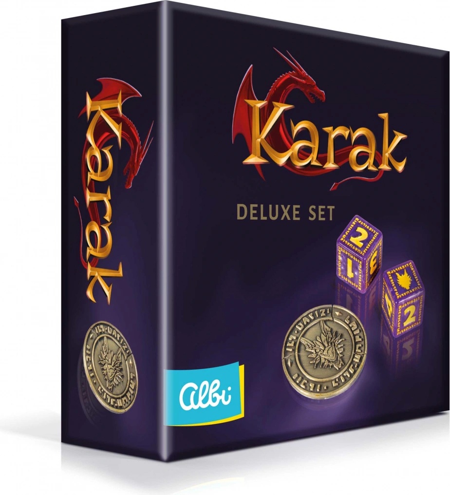Karak: Deluxe set (komponenty - kovová mince a kostky)