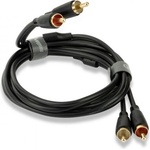 QED Кабел QED - Connect, Phono/Phono, 1.5 m, черен (QE8104)