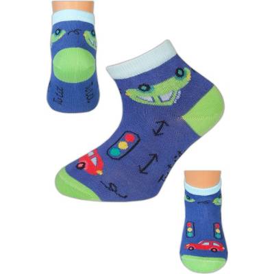 Chlapecké ponožky Autíčko T tmavě modrá
