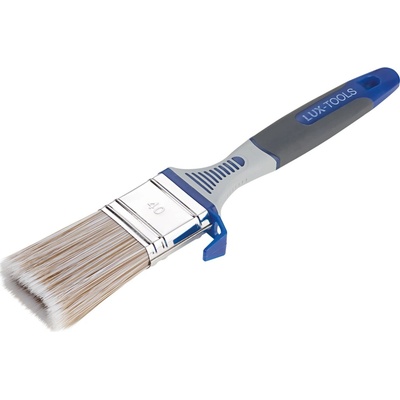 LUX-TOOLS PRO Plochý štetec lazúrovací 3K s háčikom a rezervoárom, 40 mm