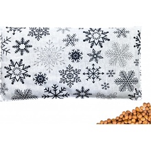 VFstyle nahřívací polštářek s třešňovými peckami 30x15 cm Snowflakes