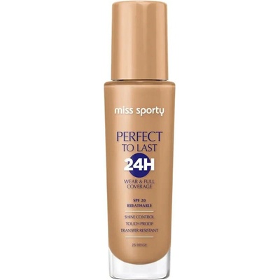 Miss Sporty make-up Perfect To Last 24H 25 Beige SPF20 30 ml