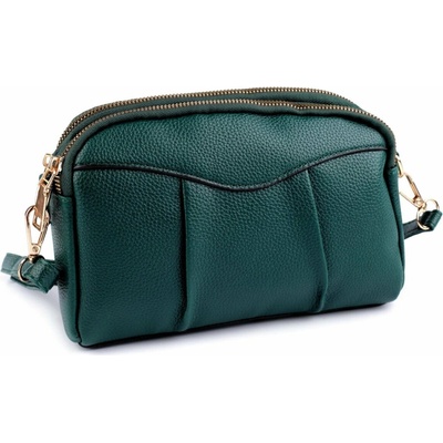 Kabelka 22x15 cm tmavá zelená