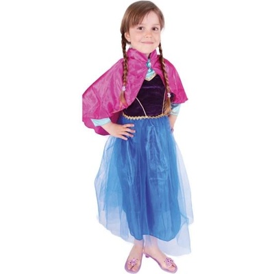 Rappa Детски костюм принцеса зимна Аничка DELUXE (S) e-обвивка