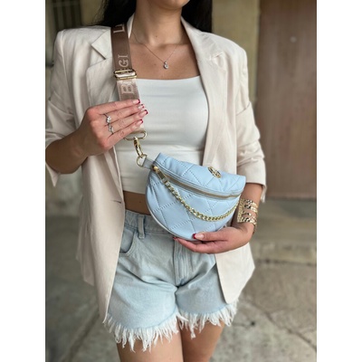 Laura Biaggi crossbody kapsička DX-JP71-l.blue Modrá