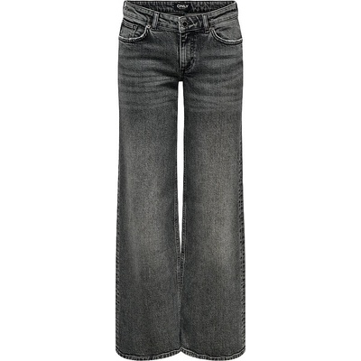 Only Juicy Low Waist Wide Leg Fit Medium Grey Denim