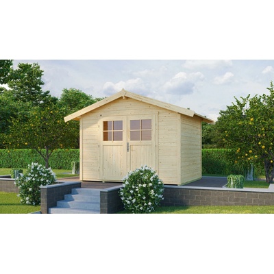 WEKA 122 Dřevěný zahradní domek 380 x 274 x 253 cm – Hledejceny.cz