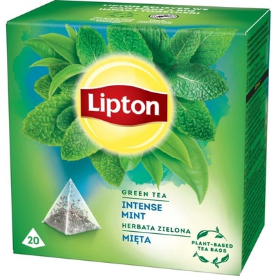 Lipton zelený čaj Máta pyramida 20 sáčků 32 g