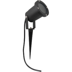 UltraLux ГРАДИНСКО ОСВЕТИТЕЛНО ТЯЛО, gu10, ip65, ЧЕРНО (gfpgu10bl) - yavor-m