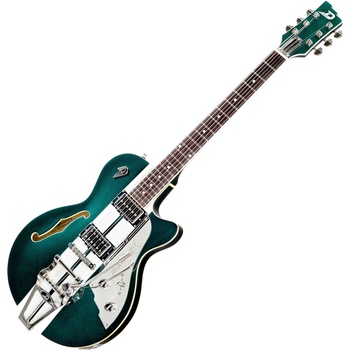 Duesenberg Mike Campbell Mike Campbell 40th Anniversary Catalina-Green and White Джаз китара