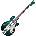 Duesenberg Mike Campbell Mike Campbell 40th Anniversary Catalina-Green and White Джаз китара