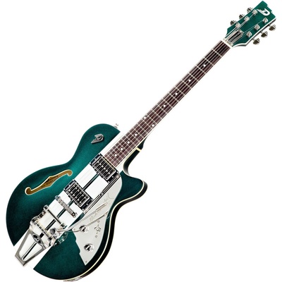 Duesenberg Mike Campbell Mike Campbell 40th Anniversary Catalina-Green and White Джаз китара