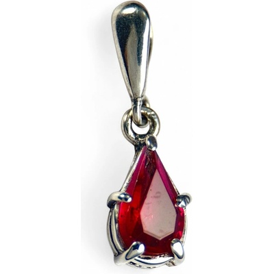 Drakkaria BATHORY stříbrný přívěsek sklo P41267