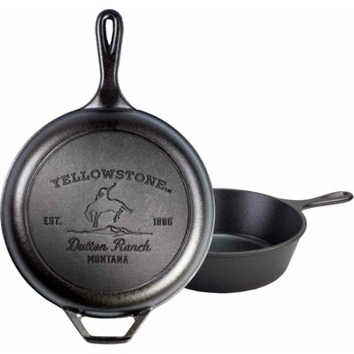 Servírovacia panvica YELLOWSTONE 26 cm, dvojitá, liatina, Lodge