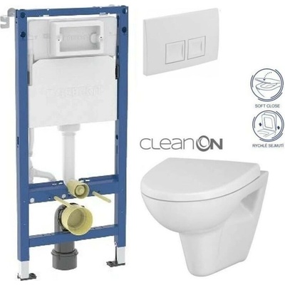 CERSANIT GEBERIT DuofixBasic s tlačítkem DELTA50 WC 458.103.00.2 50BI PA1