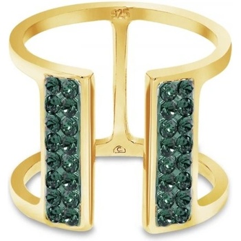 Spark Prsten zelený se Swarovski Elements Radiance PGFMP2EM Emerald
