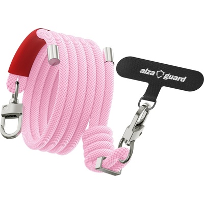 AlzaGuard Universal Adjustable Lanyard - růžová AGD-LAAL0001P – Zboží Mobilmania