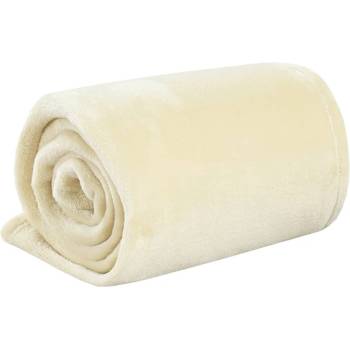 Одеяло, кремаво, 200x240 см, полиестер