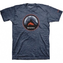 Simms Tričko Forget the Forecast Navy Heather