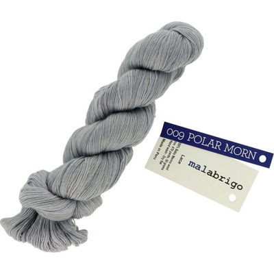 Malabrigo Lace 009 Polar Morn tmavá šedá
