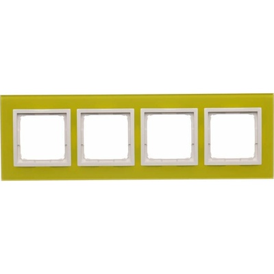 Kontakt Simon Rámik štvornásobný sklenený Simon 54 nature Limetkový sorbet DRN4/90