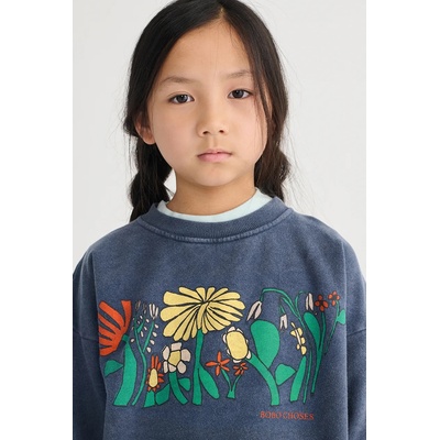Bobo Choses Детски памучен суичър Bobo Choses Color Herbalist (126AC042)