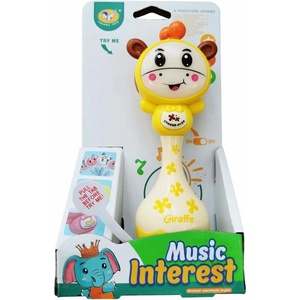 Raya Toys Бебешка музикална дрънкалка Raya Toys - Жирафче (503123319)