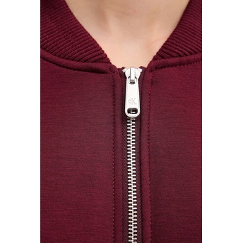 Calvin Klein Суичър Calvin Klein Jeans в бордо с апликация LV047C524G (LV047C524G)