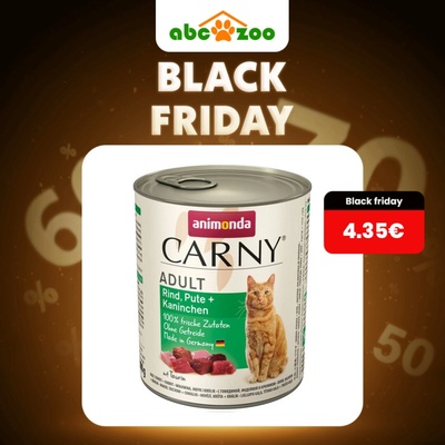 Animonda Carny Adult hovädzie, morka, králik 800 g
