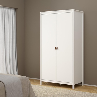 Гардероб Мадрид с 2 врати Бял