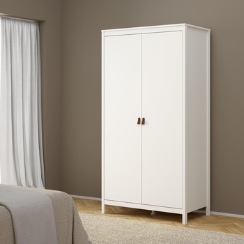 Гардероб Мадрид с 2 врати Бял