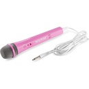 Fenton KMD55P Karaoke mikrofon s RGB osvětlením růžový