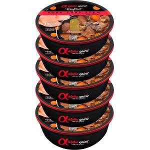 Alpha Spirit Dog Realfood Свински Уши Гювеч 5 x 280 г