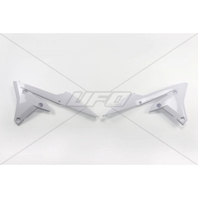 UFO kryty chladiče YAMAHA YZF 250 14-18, YZF 450 14-17, WRF 250 15-19, WRF 450 16-18, barva bílá
