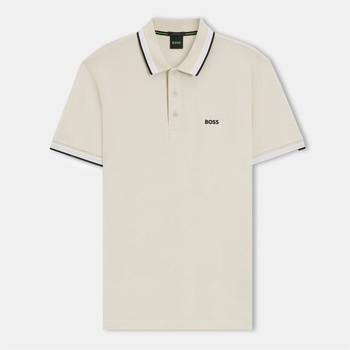 Boss Блуза с яка Boss Mens BOSS GREEN Paddy Polo Shirt with Contrast Tipping - Open White