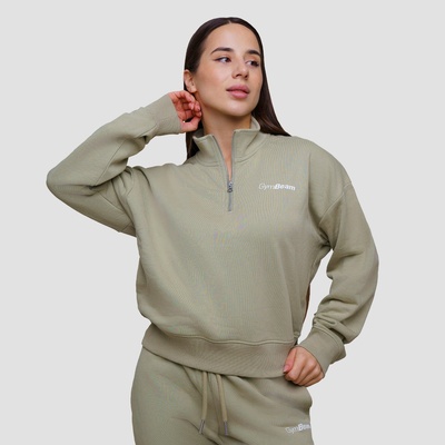 GymBeam Дамски суичър Agile 1/2 Zip Sage XL