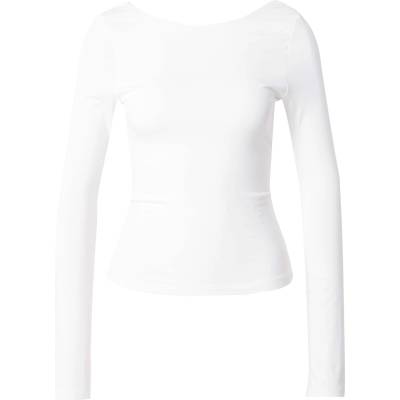 Gina Tricot Тениска 'Soft Touch' бяло, размер L