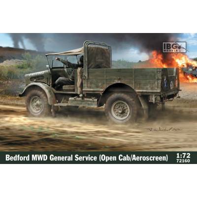IBG Bedford MWD General Service Open Cab/Aeroscreen 1:72