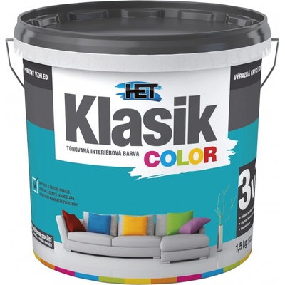 Het klasik color 0588 zelený tyrkysový 1,5kg