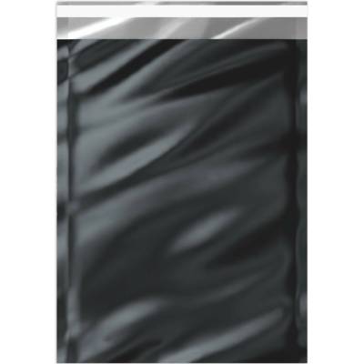 Lesklé metalické fóliové obálky - 324 x 229 mm (C4) - Černá