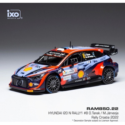 IXO Hyundai i20 N Rally1 Rally Crotia 2022 8 Tänak Järveoja 1:43