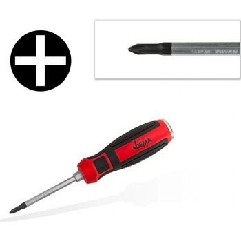 DEMA Úderový skrutkovač krížový PH1x75