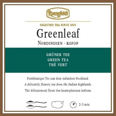 Ronnefeldt greenleaf sypaný čaj 250 g
