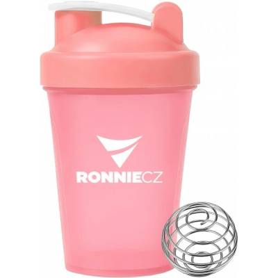 Ronnie.cz Šejkr s míchací pružinkou - 400 ml (růžový) růžový - 400 ml