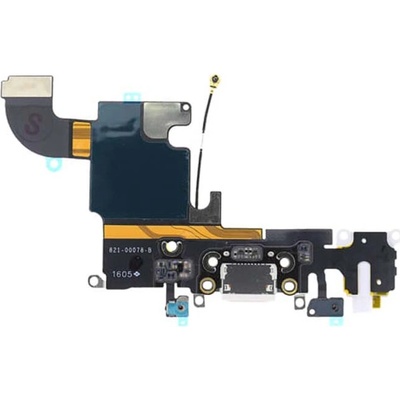 Flex kábel nabíjania Iphone 6S - nabíjací konektor, mikrofón Farba: Biela