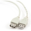 Gembird CC-USB2-AMAF-75CM/300 prodlužovací USB, 0,75m, šedý