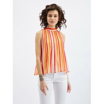 orsay Розово-оранжева дамска блуза на райе ORSAY Orsay | Oranzhev | ЖЕНИ | XL