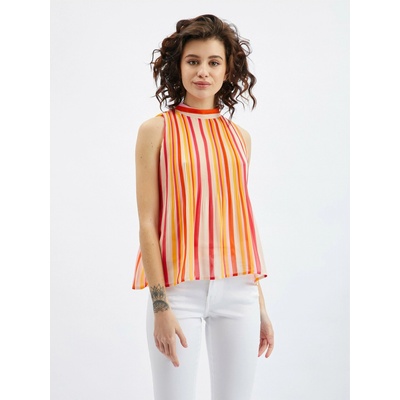 orsay Розово-оранжева дамска блуза на райе ORSAY Orsay | Oranzhev | ЖЕНИ | XL